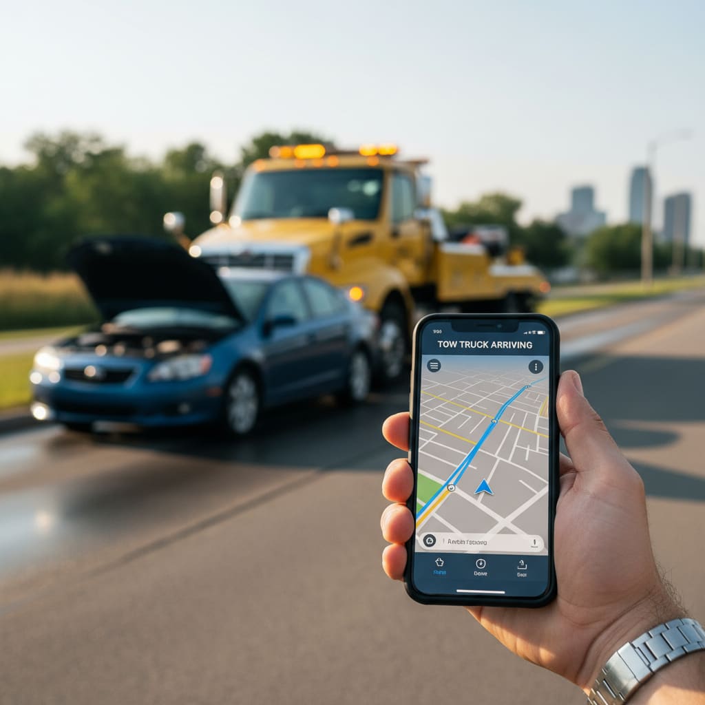 Kontaktaufnahme Abschleppdienst